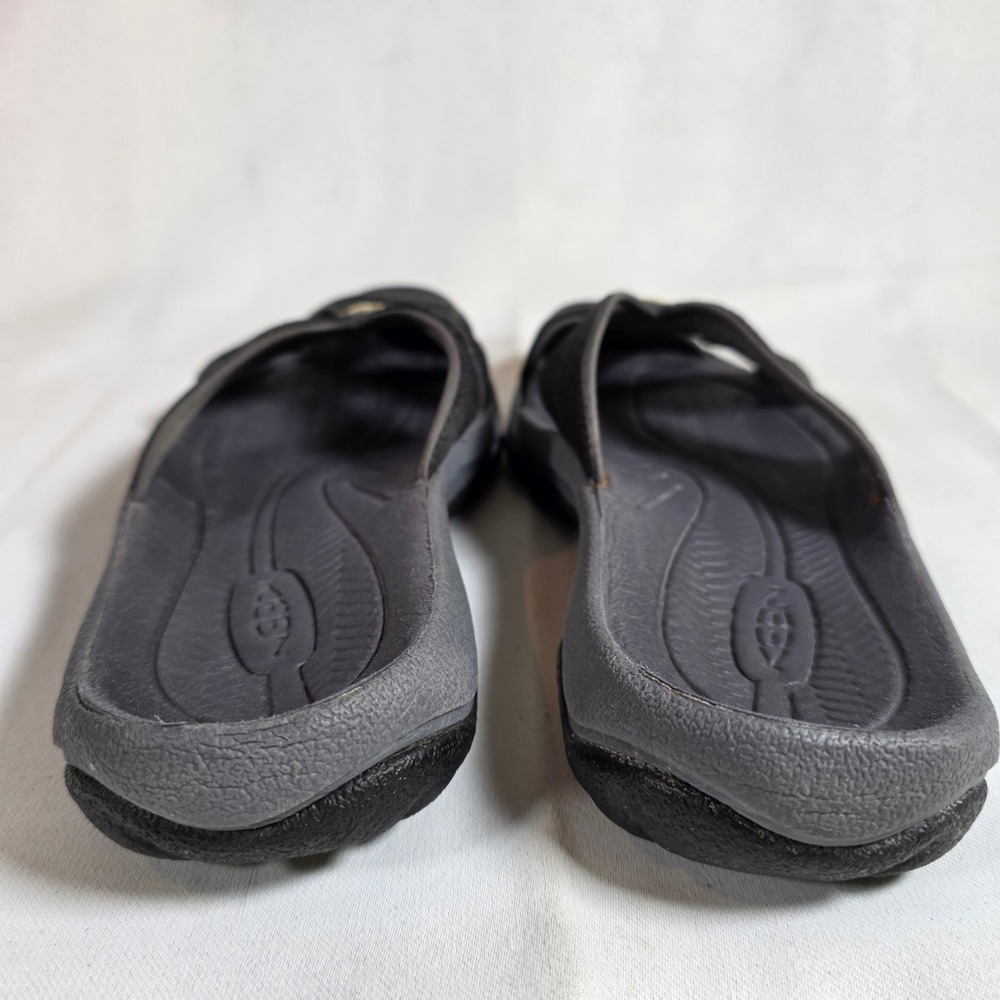 Keen Bali Womens 8 Black Webbing Slide Sandals Closed Toe Sport Shoes Outdoors - Picture 3 of 5